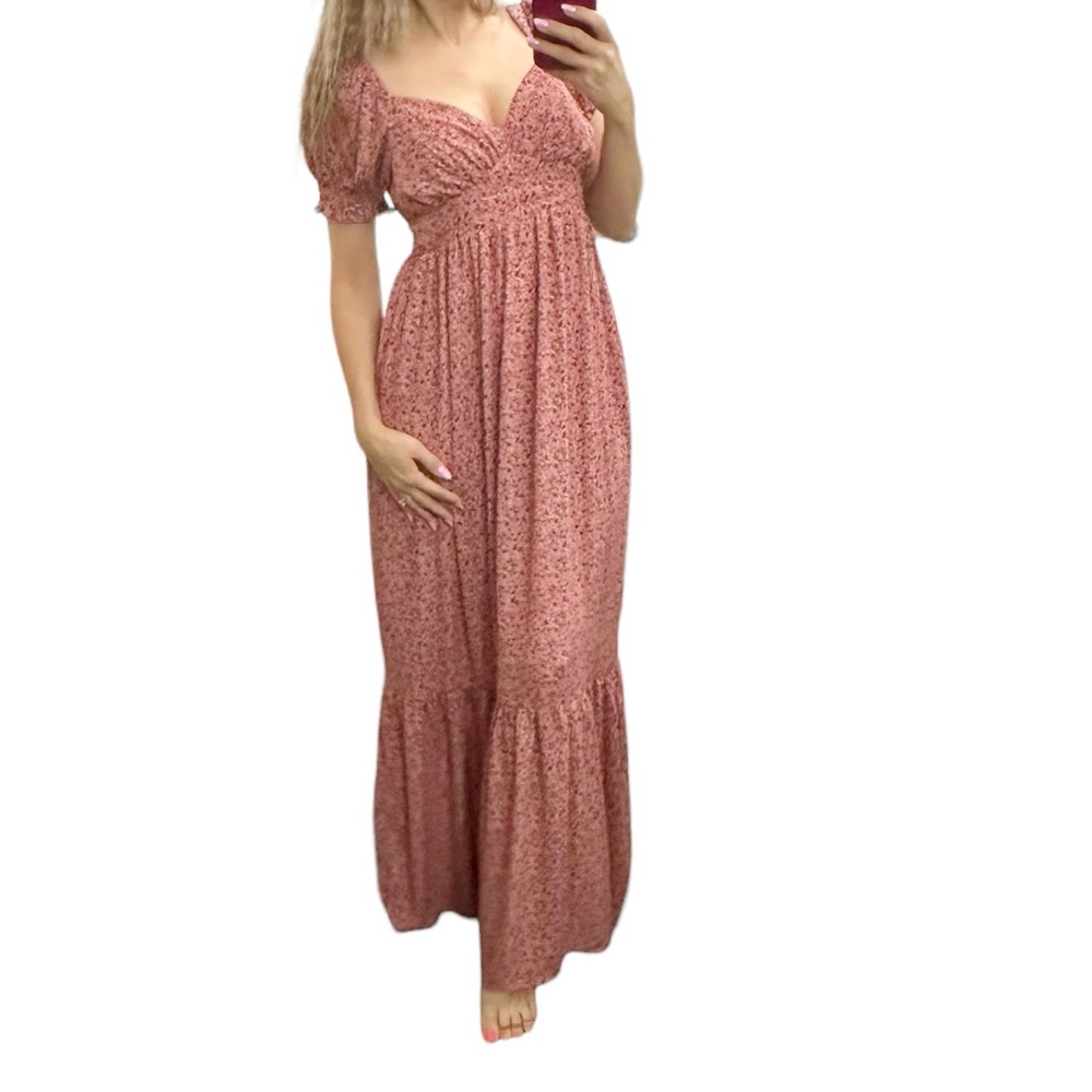 PinkBlush floral print maxi dress size Medium